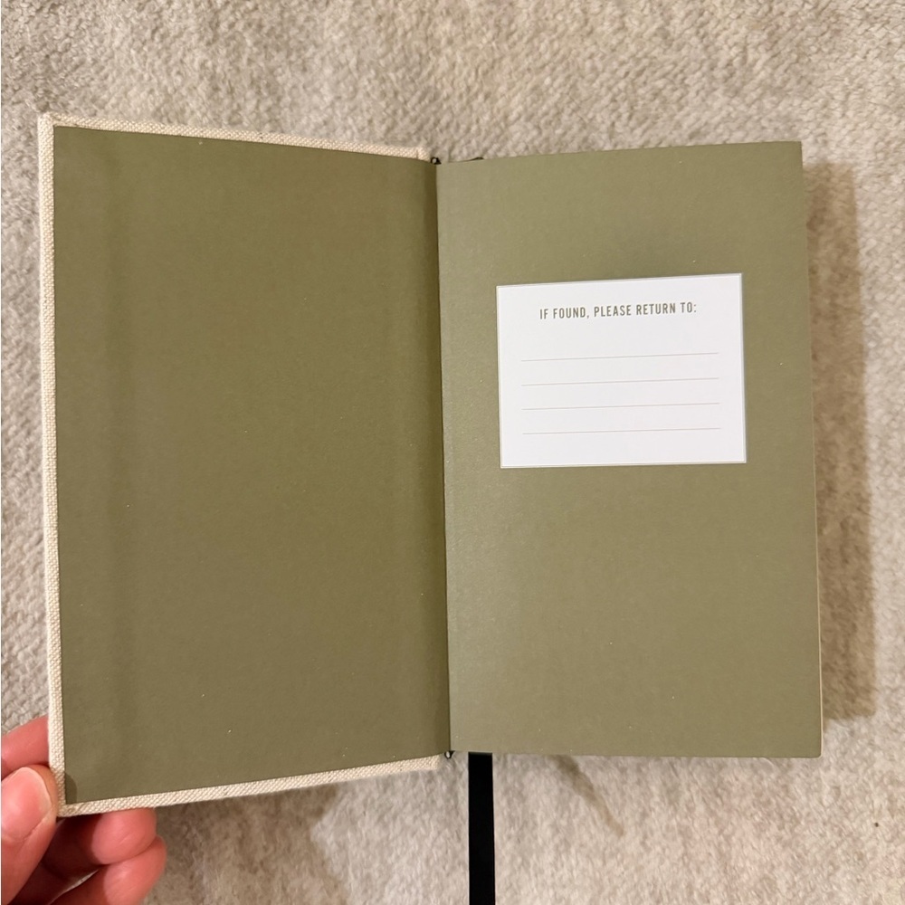 Chronicle Books One Line A Day Memory Book - Natural Linen & Black Text - Picture 6 of 6
